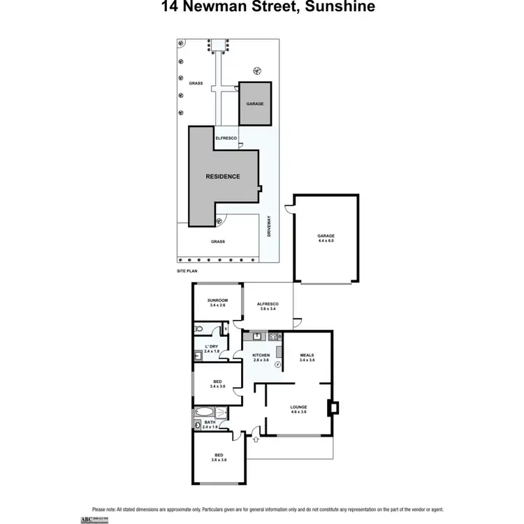 Floorplan of Homely house listing, 14 Newman Street, Sunshine VIC 3020