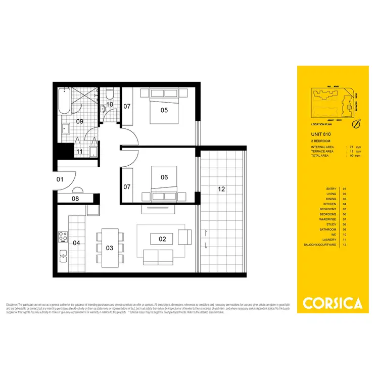 Floorplan of Homely apartment listing, 810/6 Baywater Drive, Wentworth Point NSW 2127