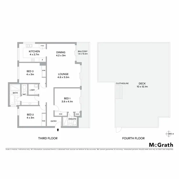 Floorplan of Homely apartment listing, 5/19 Namitjira Place, Ballina NSW 2478