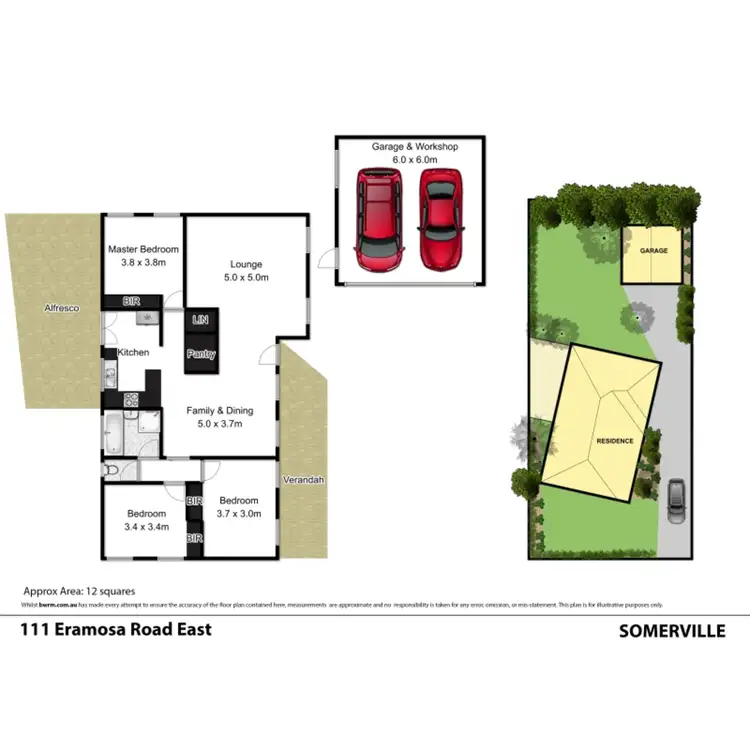 Floorplan of Homely house listing, 111 Eramosa Road East, Somerville VIC 3912