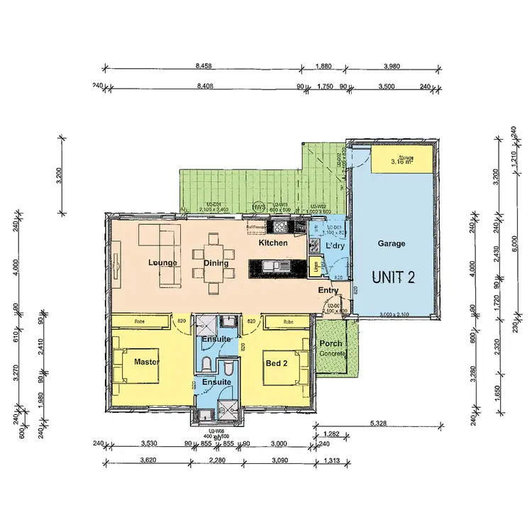 Floorplan of Homely townhouse listing, 2/112 Palmerston Street, Sale VIC 3850