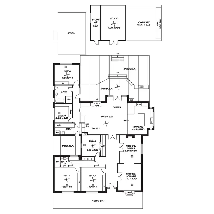 Floorplan of Homely house listing, 17 Lockwood Road, Erindale SA 5066