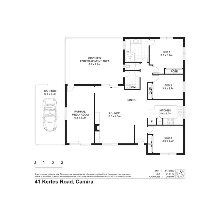 Floorplan of Homely house listing, 41 Kertes Road, Camira QLD 4300