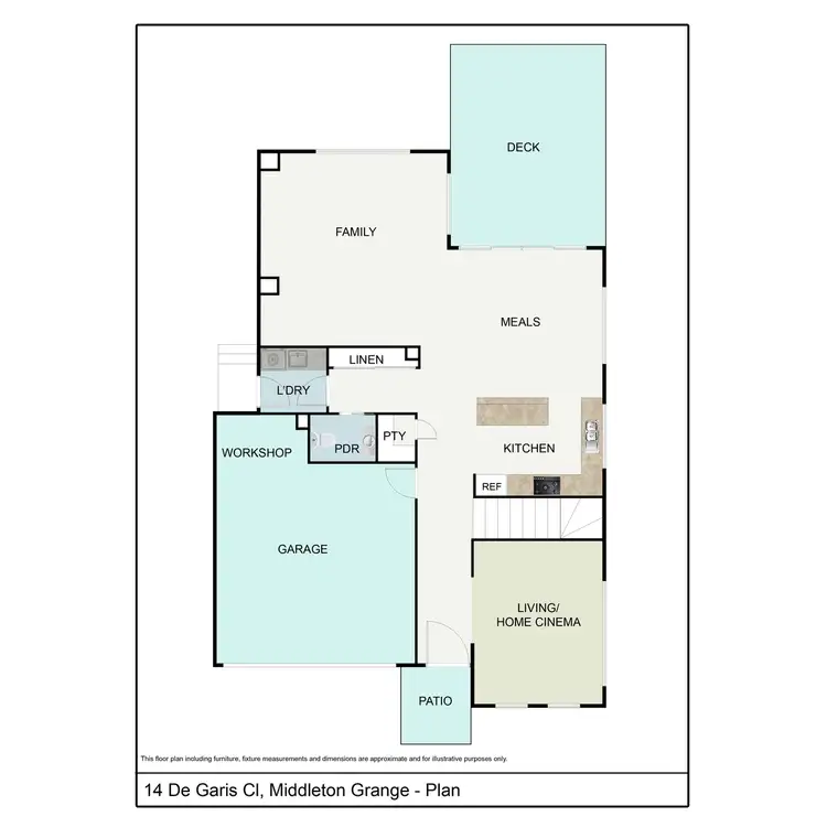 Floorplan of Homely house listing, 14 De Garis Close, Middleton Grange NSW 2171