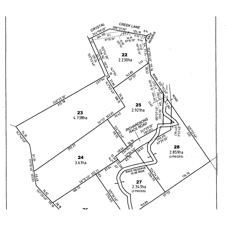 Floorplan of Homely land listing, Lot 28 Richardsons Race Road, Yackandandah VIC 3749