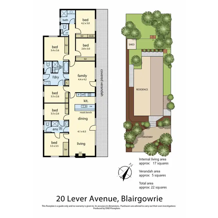 Floorplan of Homely house listing, 20 Lever Avenue, Blairgowrie VIC 3942