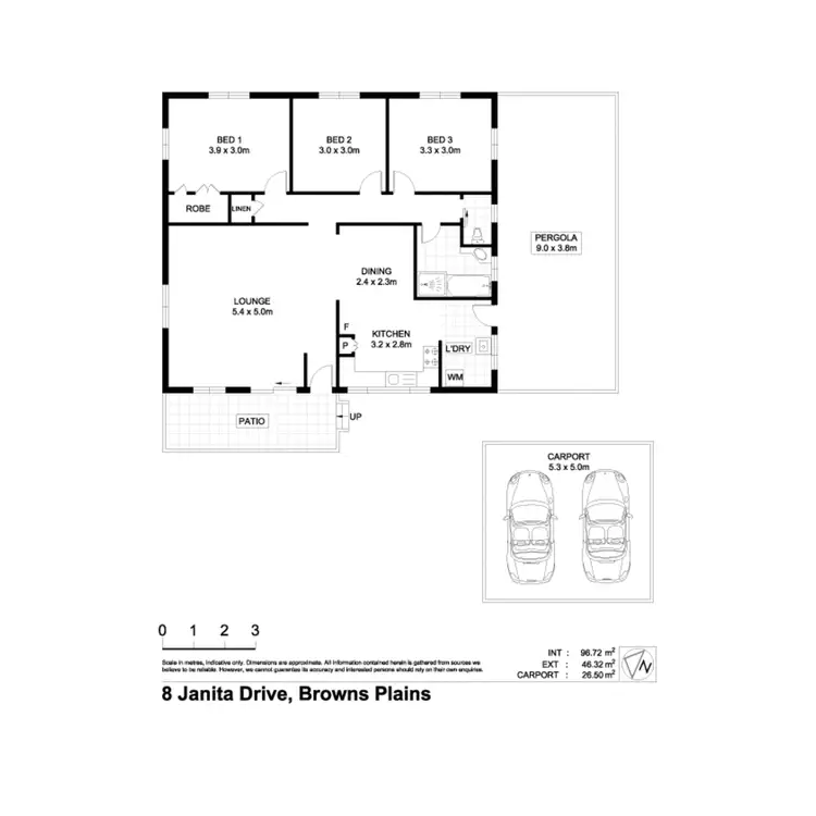 Floorplan of Homely house listing, 8 Janita Drive, Browns Plains QLD 4118