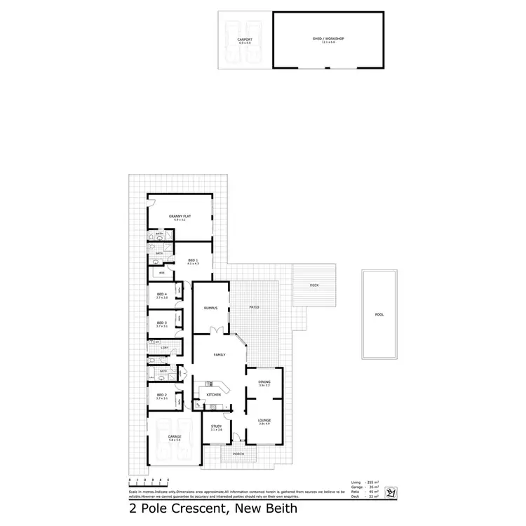 Floorplan of Homely house listing, 2 Pole Crescent, New Beith QLD 4124