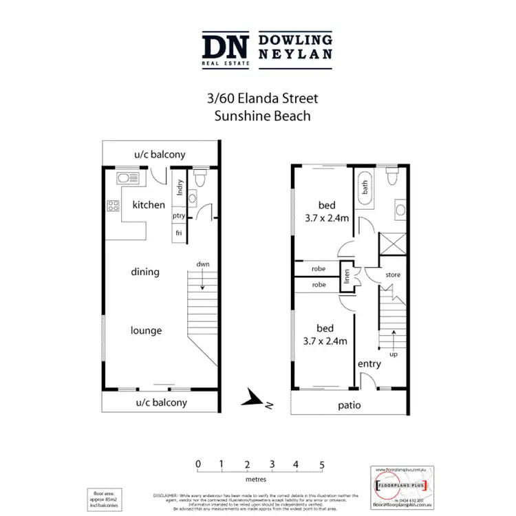 Floorplan of Homely townhouse listing, 3/60 Elanda Street, Sunshine Beach QLD 4567
