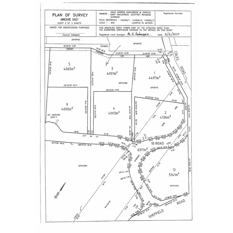 Floorplan of Homely land listing, 8 Truro Place, Acacia Hills TAS 7306