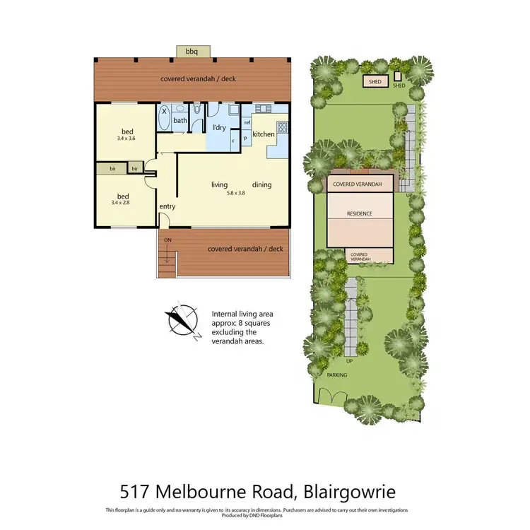 Floorplan of Homely house listing, 517 Melbourne Road, Blairgowrie VIC 3942