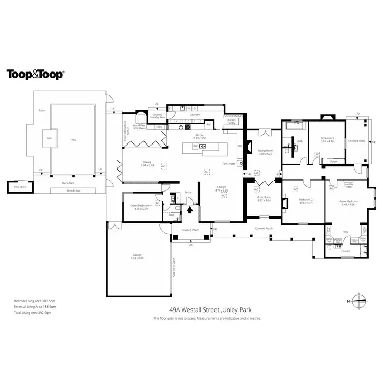 Floorplan of Homely house listing, 49A Westall Street, Unley Park SA 5061