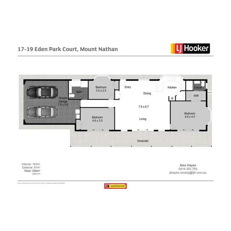 Floorplan of Homely house listing, 17-19 Eden Park Court, Mount Nathan QLD 4211
