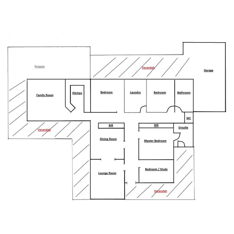Floorplan of Homely house listing, 13 Impey Street, Murchison VIC 3610