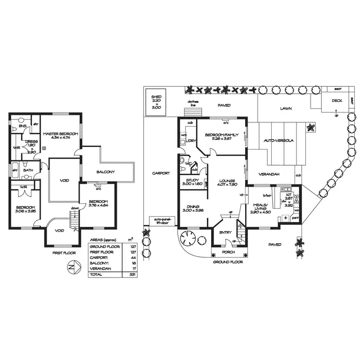 Floorplan of Homely house listing, 1 Caithness Avenue, Beaumont SA 5066
