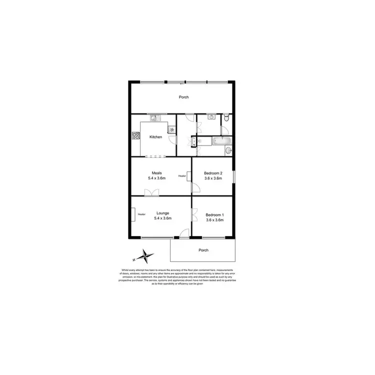 Floorplan of Homely house listing, 5 Bertha Street, Mount Gambier SA 5290