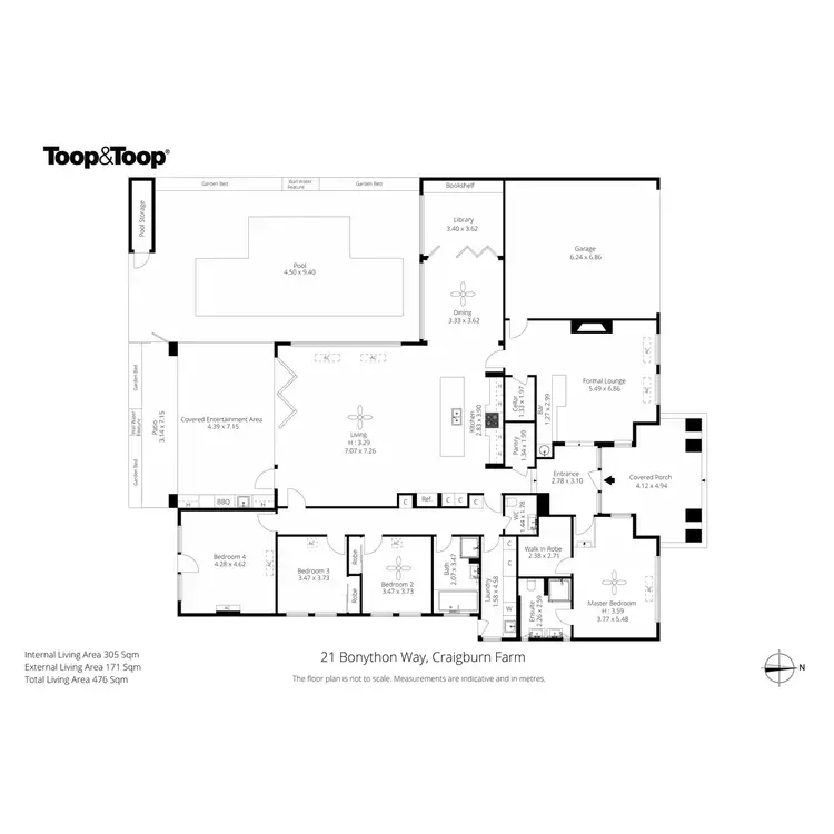 Floorplan of Homely house listing, 21 Bonython Way, Craigburn Farm SA 5051