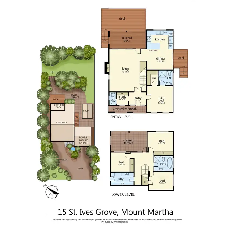 Floorplan of Homely house listing, 15 St Ives Grove, Mount Martha VIC 3934