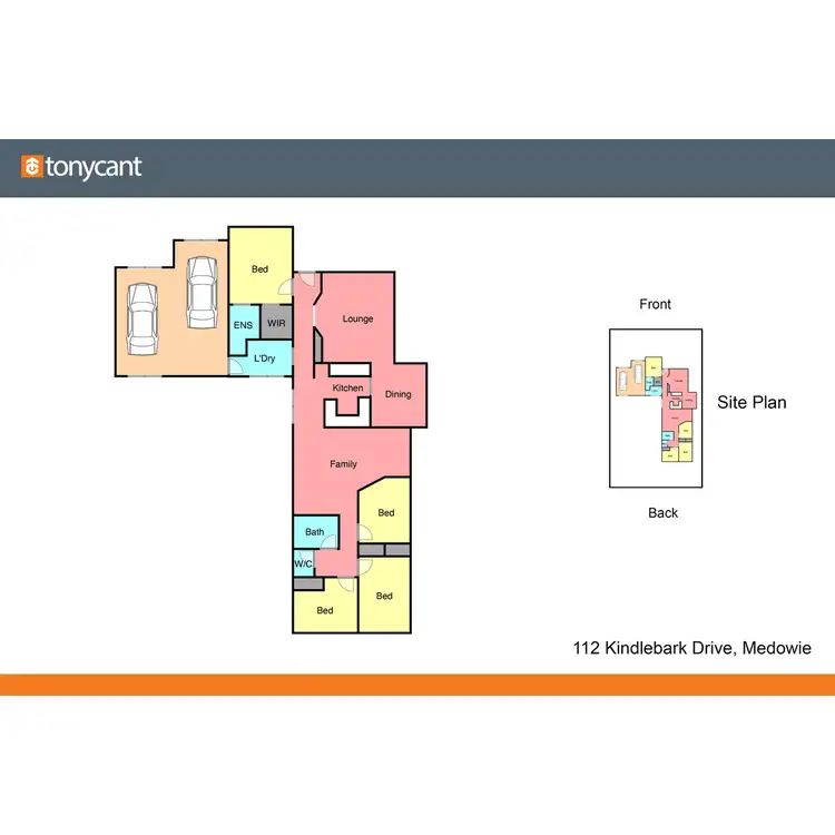 Floorplan of Homely house listing, 112 Kindlebark Drive, Medowie NSW 2318