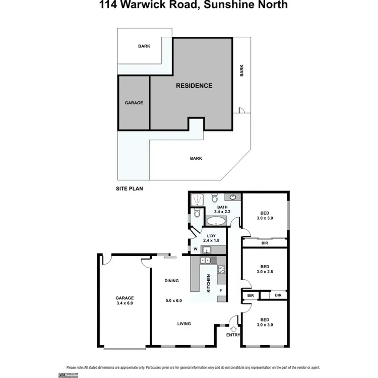 Floorplan of Homely house listing, 114 Warwick Road, Sunshine North VIC 3020