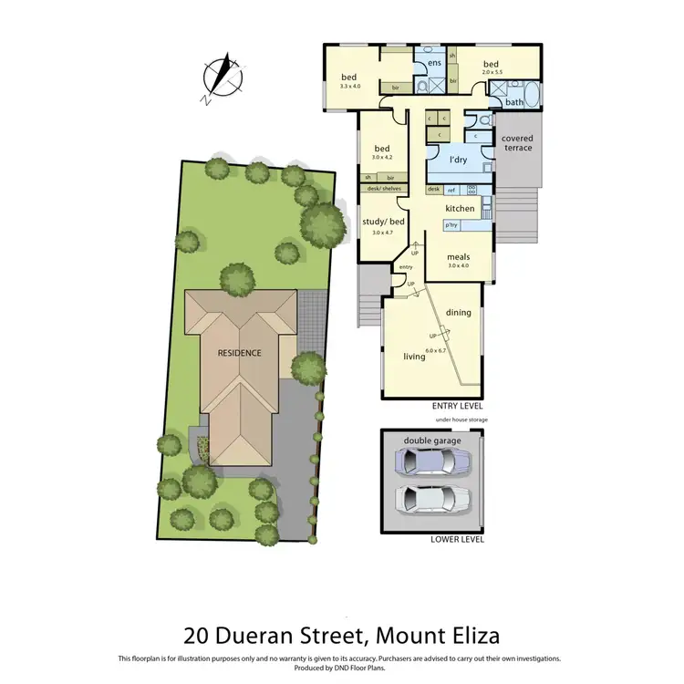 Floorplan of Homely house listing, 20 Dueran Street, Mount Eliza VIC 3930