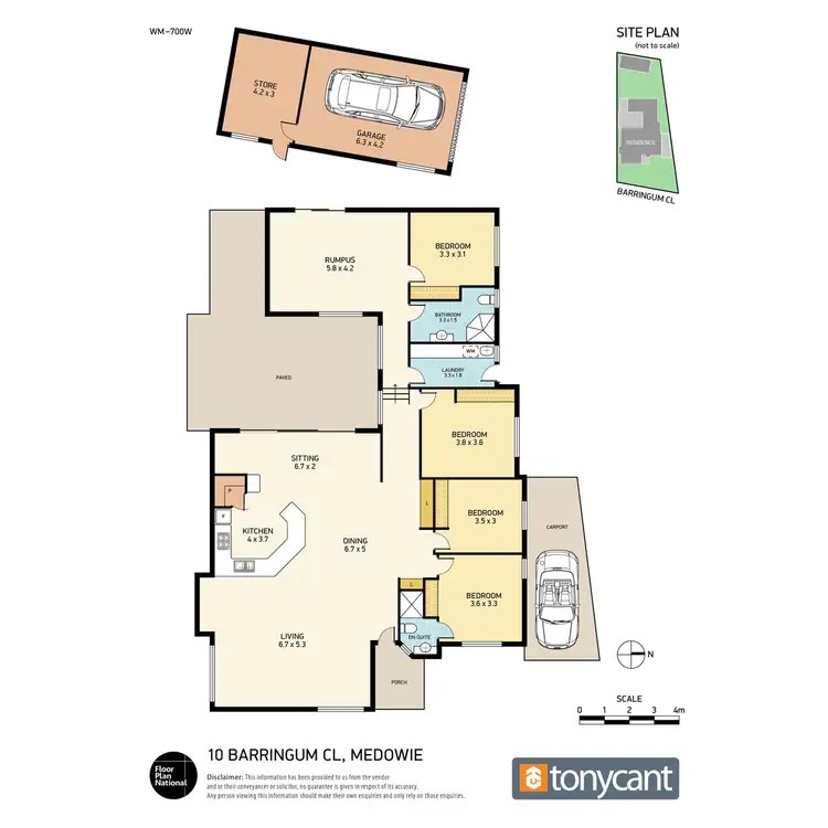Floorplan of Homely house listing, 10 Barringum Close, Medowie NSW 2318