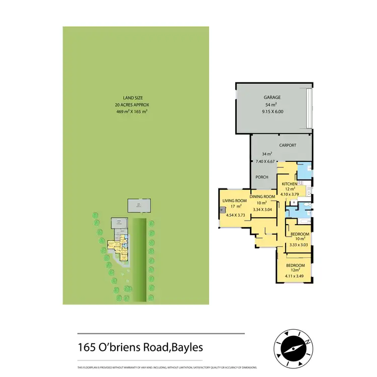 Floorplan of Homely house listing, 165 O'Briens Road, Bayles VIC 3981