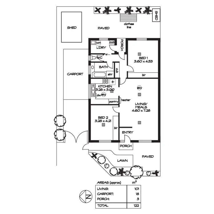 Floorplan of Homely house listing, 4/5-9 Olive Street, Magill SA 5072