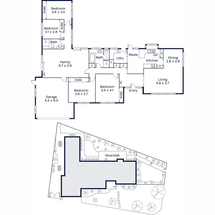 Floorplan of Homely house listing, 81 Rachelle Road, Keilor East VIC 3033