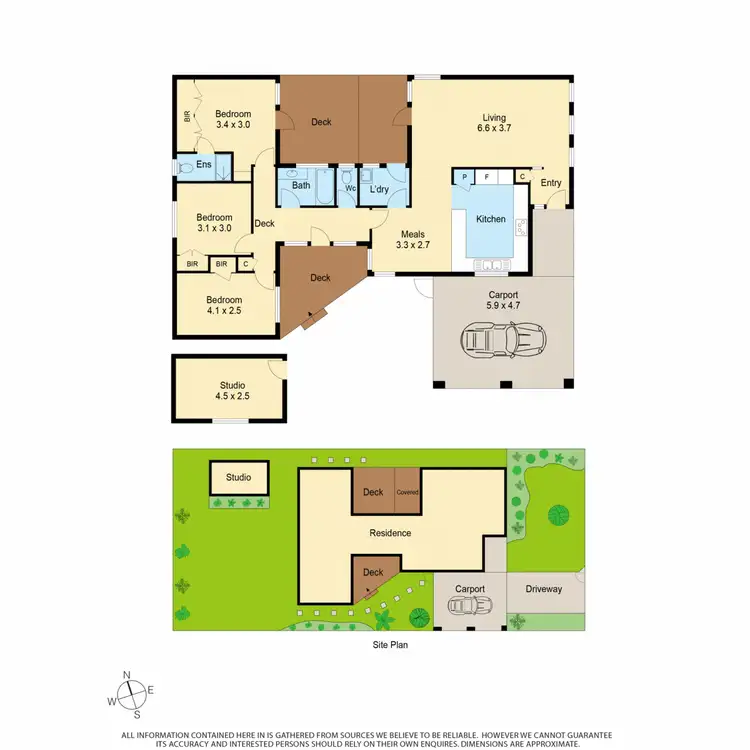 Floorplan of Homely house listing, 5 Sturdee Street, Seaford VIC 3198