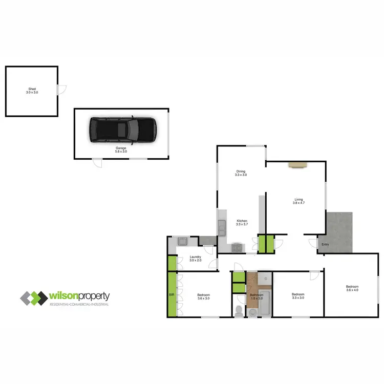 Floorplan of Homely house listing, 27 McMillan Street, Traralgon VIC 3844