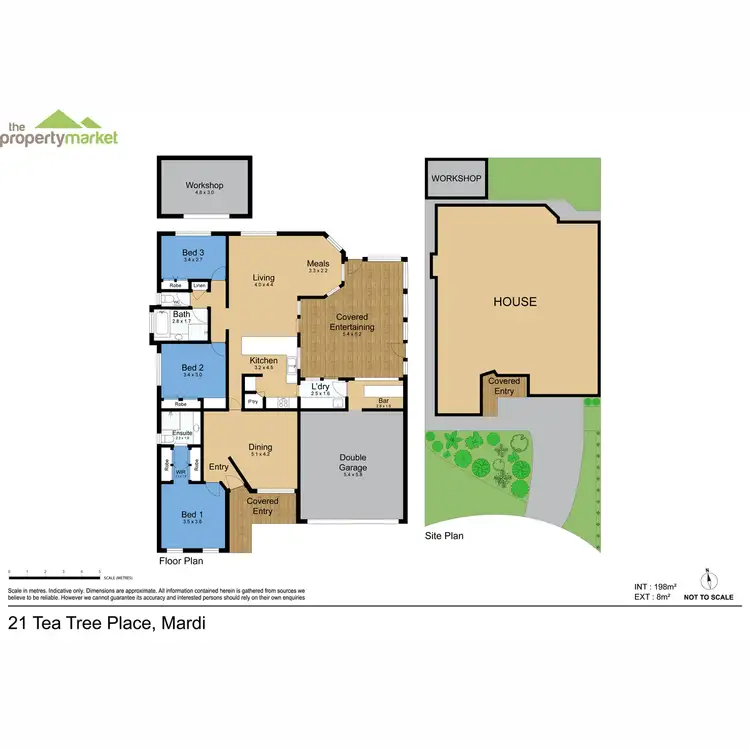 Floorplan of Homely house listing, 21 Tea Tree Place, Mardi NSW 2259