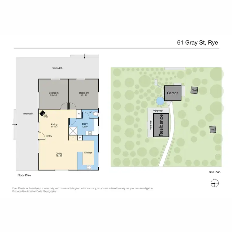 Floorplan of Homely house listing, 61-63 Gray Street, Rye VIC 3941
