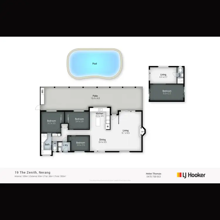 Floorplan of Homely house listing, 19 The Zenith, Nerang QLD 4211