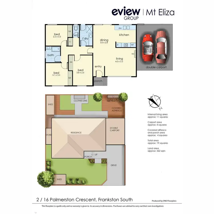 Floorplan of Homely unit listing, 2/16 Palmerston Crescent, Frankston South VIC 3199