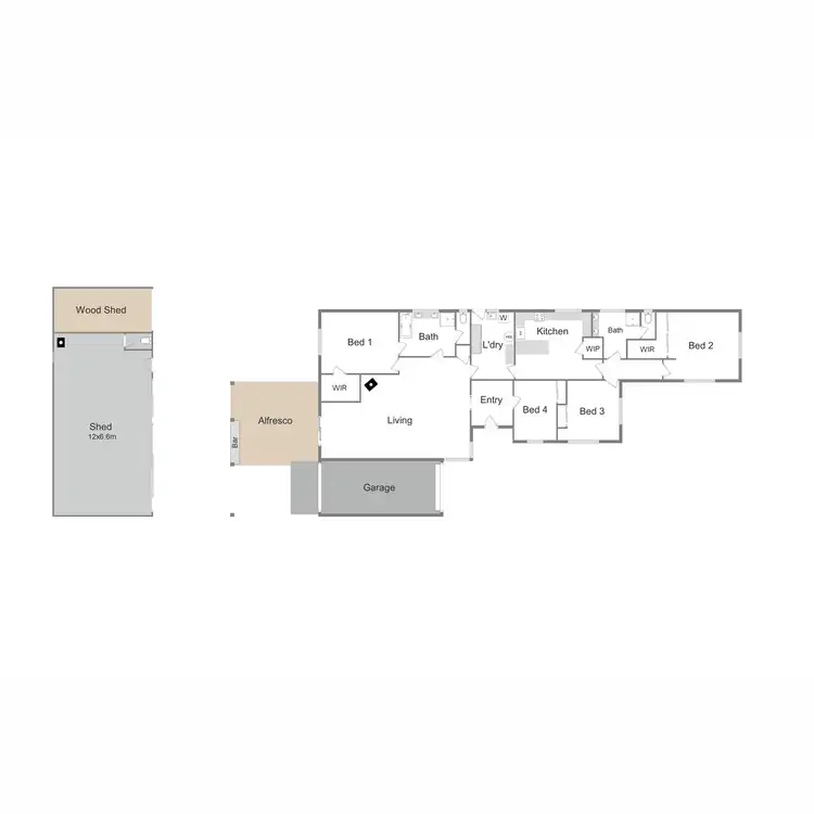 Floorplan of Homely house listing, 32 Chenery Street, Mansfield VIC 3722