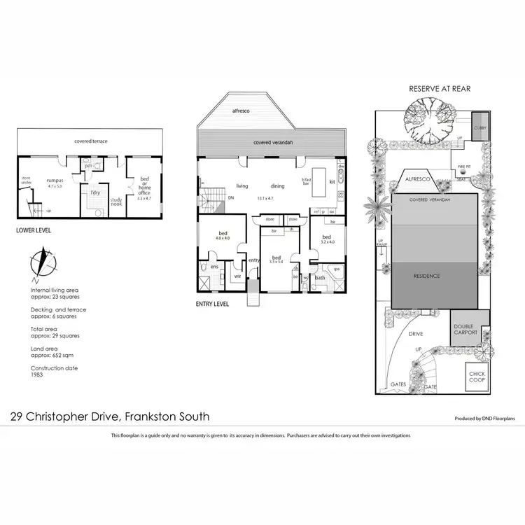 Floorplan of Homely house listing, 29 Christopher Drive, Frankston South VIC 3199