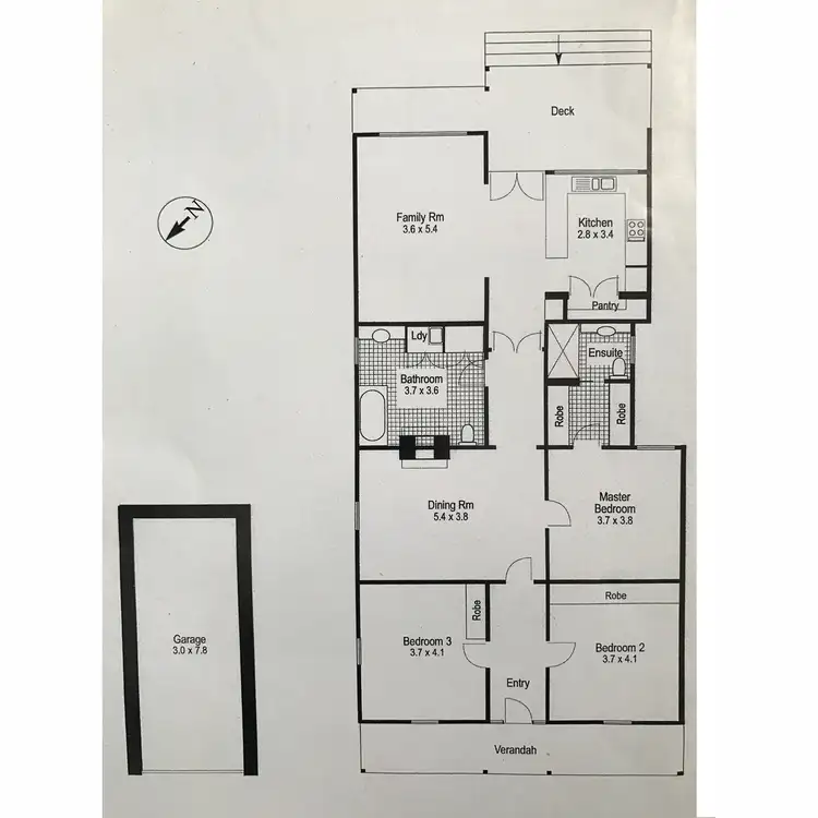Floorplan of Homely house listing, 13 Shadforth Street, Mosman NSW 2088