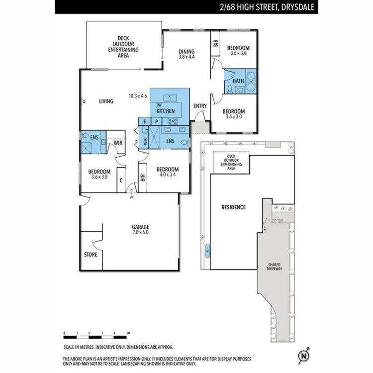 Floorplan of Homely house listing, 2/68 High Street, Drysdale VIC 3222