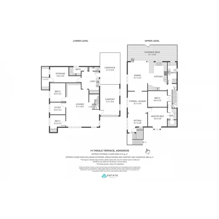 Floorplan of Homely house listing, 14 Theale Terrace, Ashgrove QLD 4060