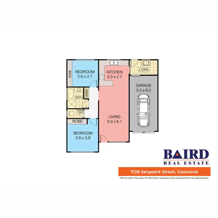 Floorplan of Homely house listing, 7/28 Sergeant Street, Cessnock NSW 2325