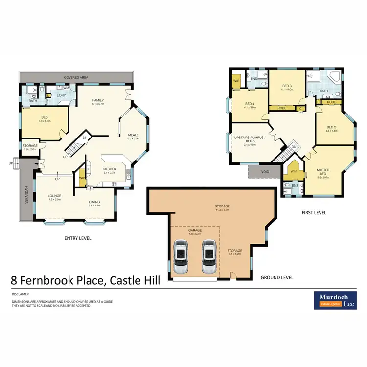 Floorplan of Homely house listing, 8 Fernbrook Place, Castle Hill NSW 2154