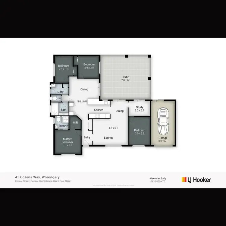 Floorplan of Homely house listing, 41 Cozens Way, Worongary QLD 4213