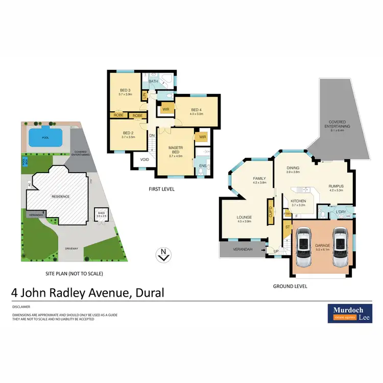 Floorplan of Homely house listing, 4 John Radley Avenue, Dural NSW 2158