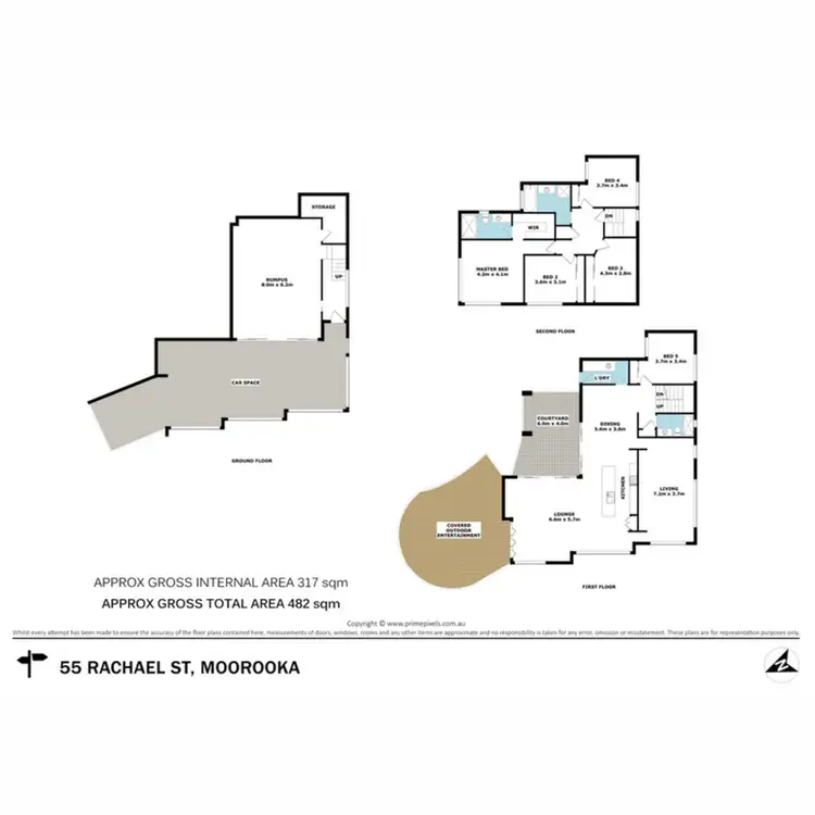 Floorplan of Homely house listing, 55 Rachael Street, Moorooka QLD 4105