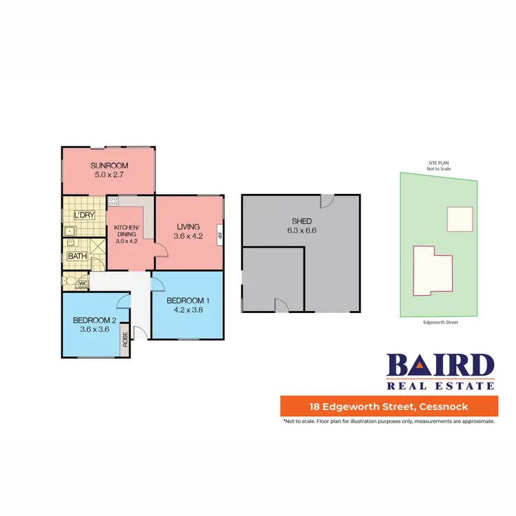 Floorplan of Homely house listing, 18 Edgeworth Street, Cessnock NSW 2325