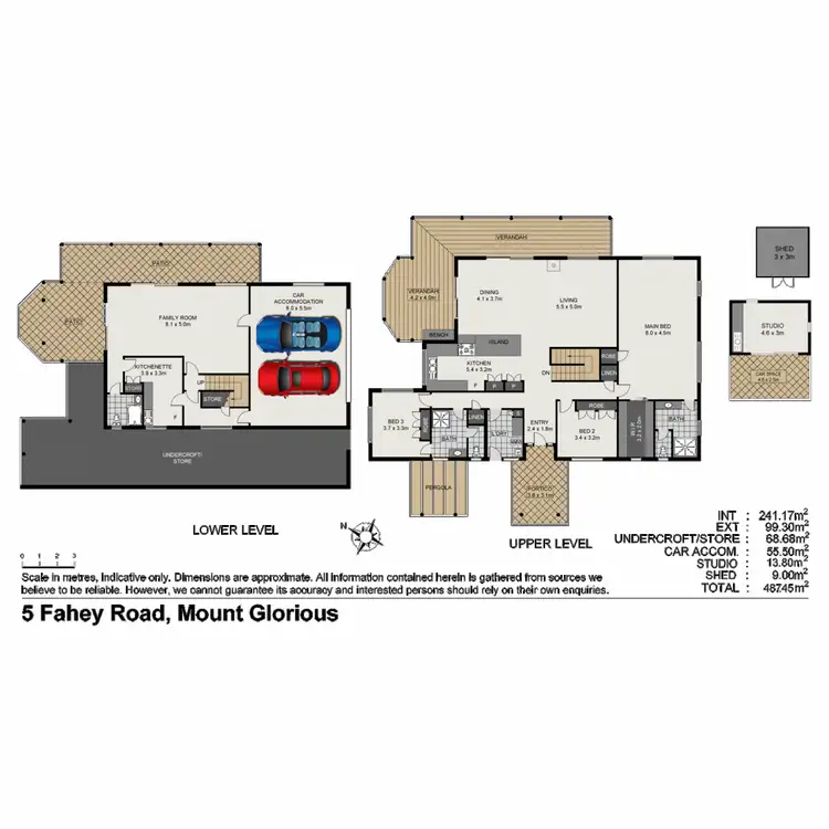 Floorplan of Homely house listing, 5 Fahey Road, Mount Glorious QLD 4520
