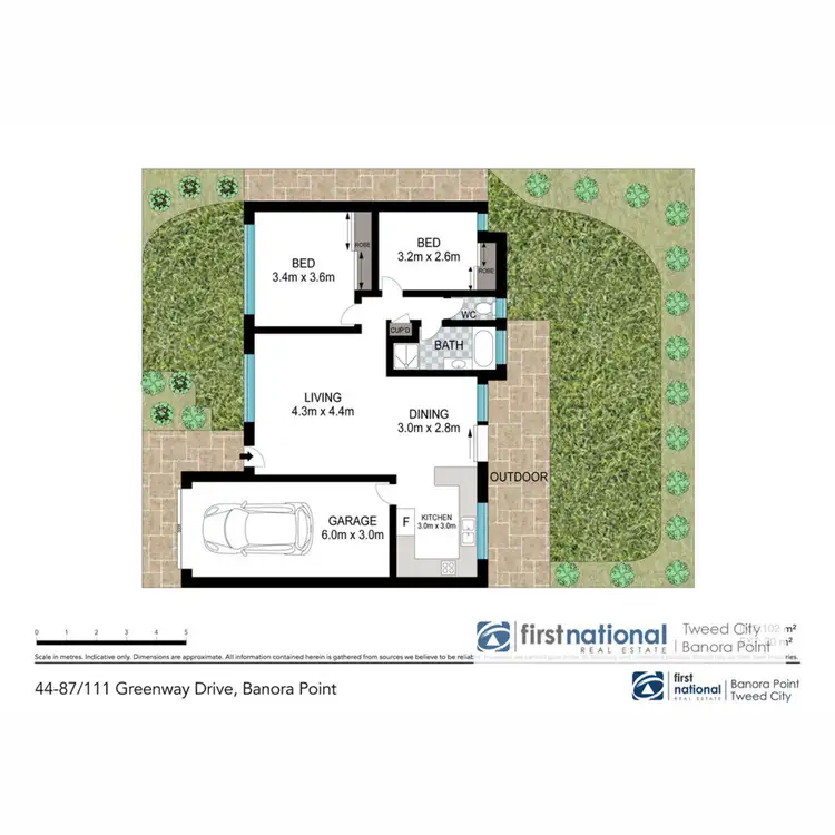Floorplan of Homely villa listing, 44/87-111 Greenway Drive, Banora Point NSW 2486