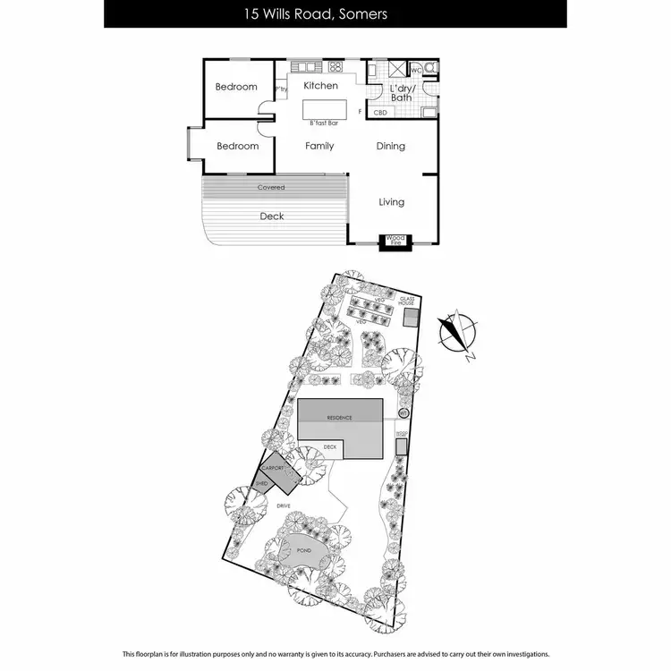 Floorplan of Homely house listing, 15 Wills Road, Somers VIC 3927