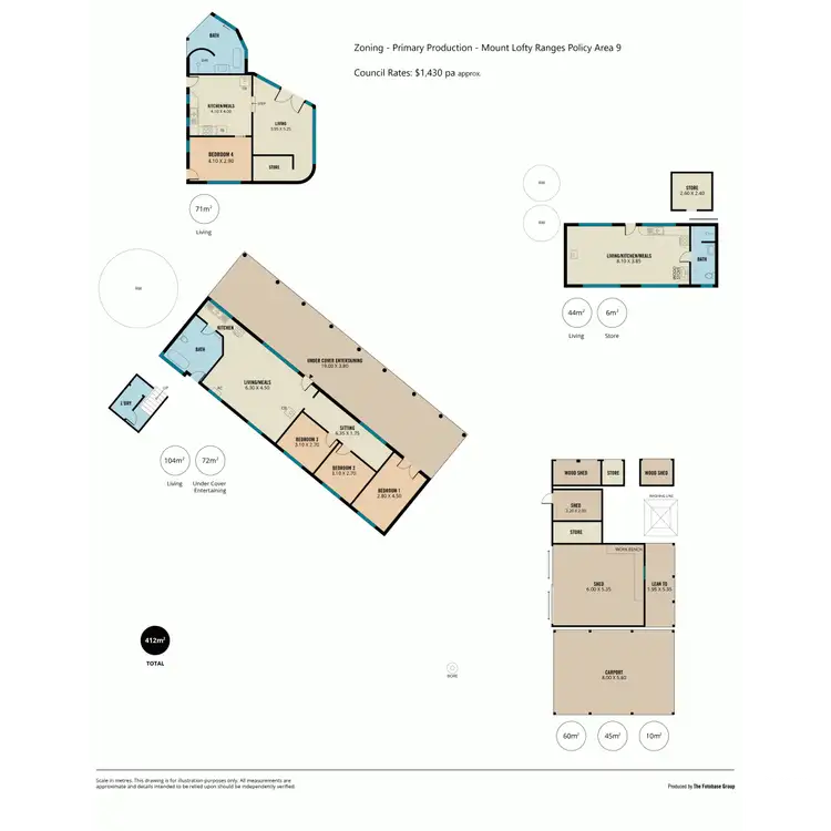 Floorplan of Homely rural property listing, 69 Carripook Road, Prospect Hill SA 5201